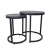 Alora Set of 2 Black End Table 30