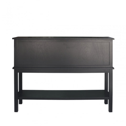 Lindon 2 Door 2 Drawer Sideboard Black-KD includes 2 sets of Handle in Nickel and Gold