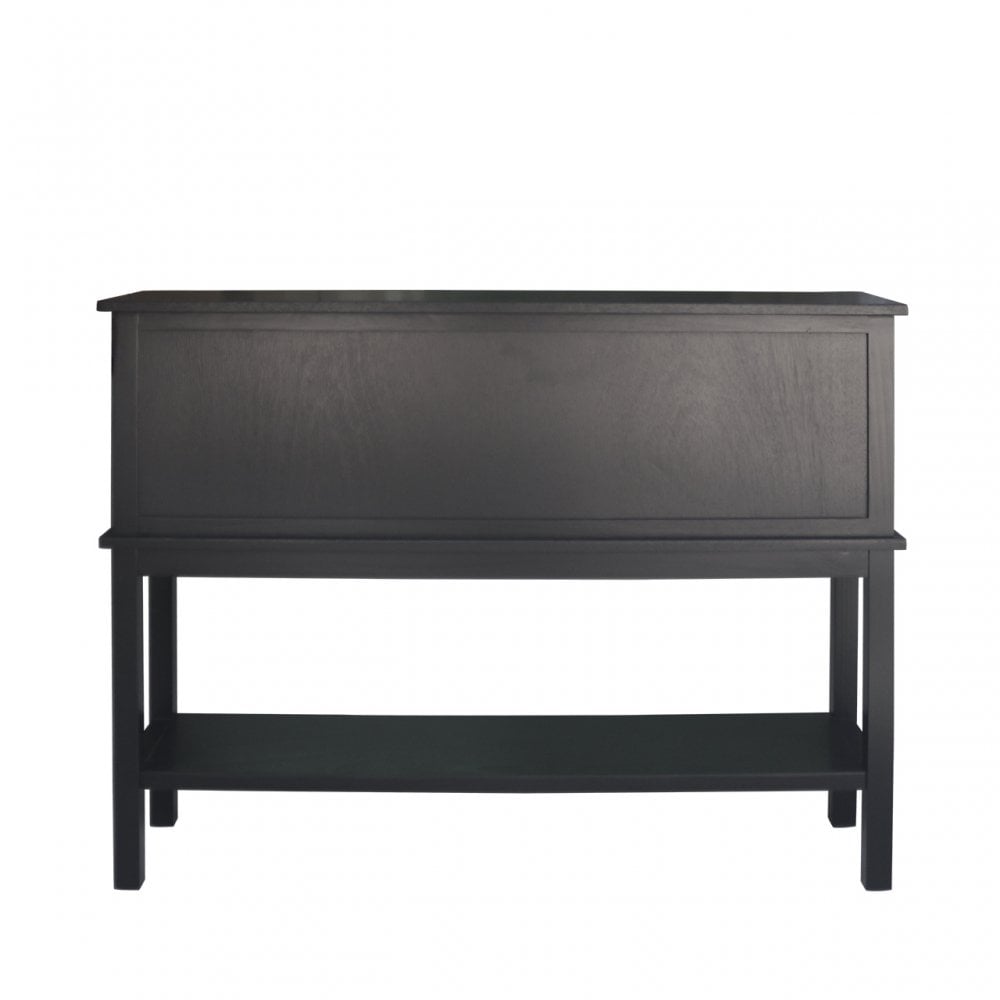Lindon 2 Door 2 Drawer Sideboard Black-KD includes 2 sets of Handle in Nickel and Gold
