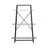 120cm 3-Tier Black and Grey Display Unit - KD