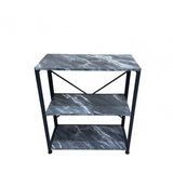 Alora 72cm 3-Tier Black Display Unit 36