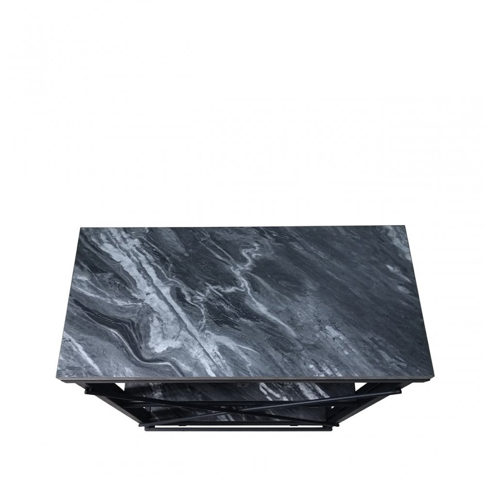 Alora 72cm 3-Tier Black Display Unit 36