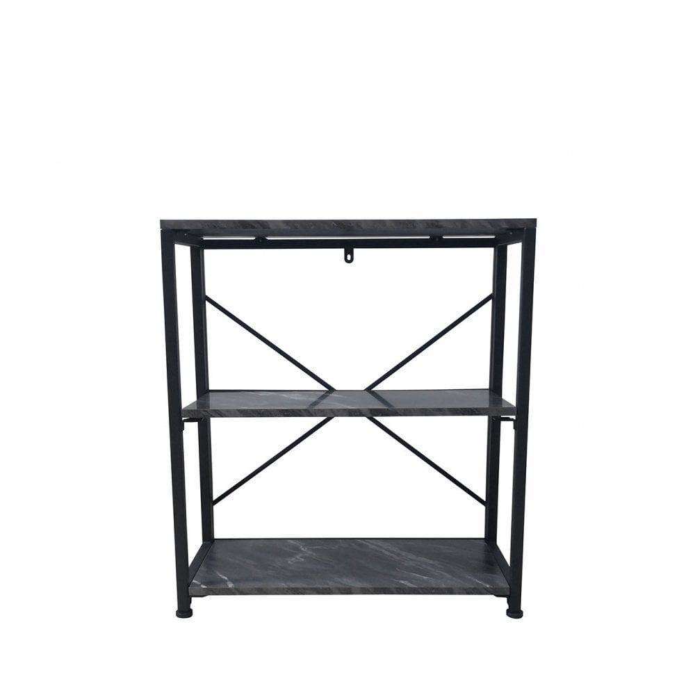 Alora 72cm 3-Tier Black Display Unit 36