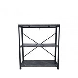 Alora 72cm 3-Tier Black Display Unit 36