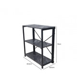 Alora 72cm 3-Tier Black Display Unit 36