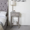 Delta 1 Drawer Telephone Table Taupe - Ball Handle