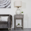 Delta 1 Drawer Telephone Table Taupe - Ball Handle