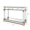 Apollo 120cm Mirror Console Table Champagne