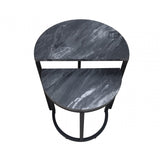 Alora Set of 2 Half Moon Black Nest Table 41