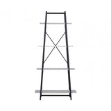 170cm 4-Tier Black and Grey Display Unit - KD