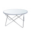 Atom Chrome &amp; Mirror Coffee Table
