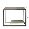 Suhani Console Table Black With Nickel Top