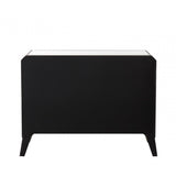 Pristina 3 Drawer Mirror Chest Champagne