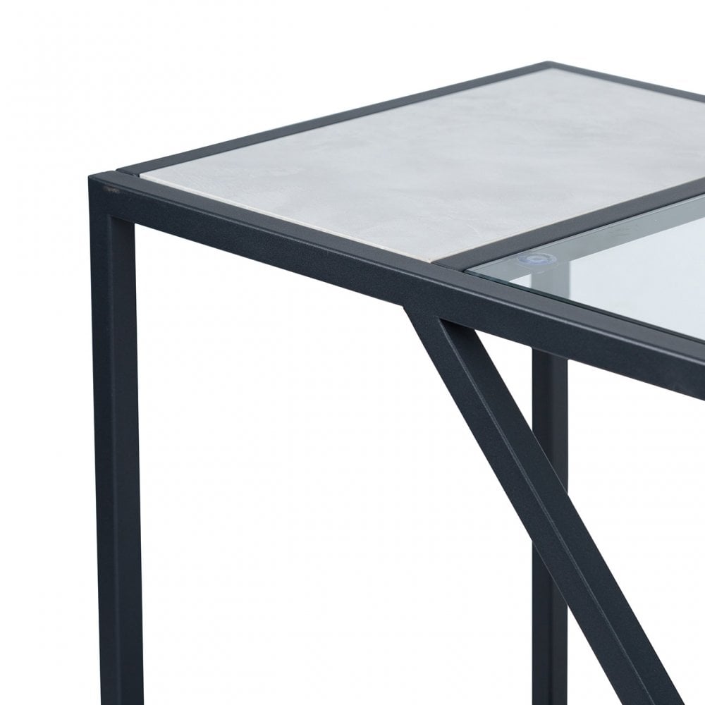 Ibarra Black and Grey Console Table - KD