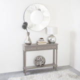 Delta Medium 3 Drawer Console Table Taupe - Ball Handle