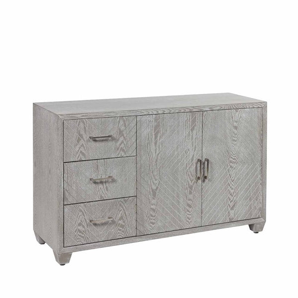 Venus 3 Drawer 2 Door Sideboard Grey Elm