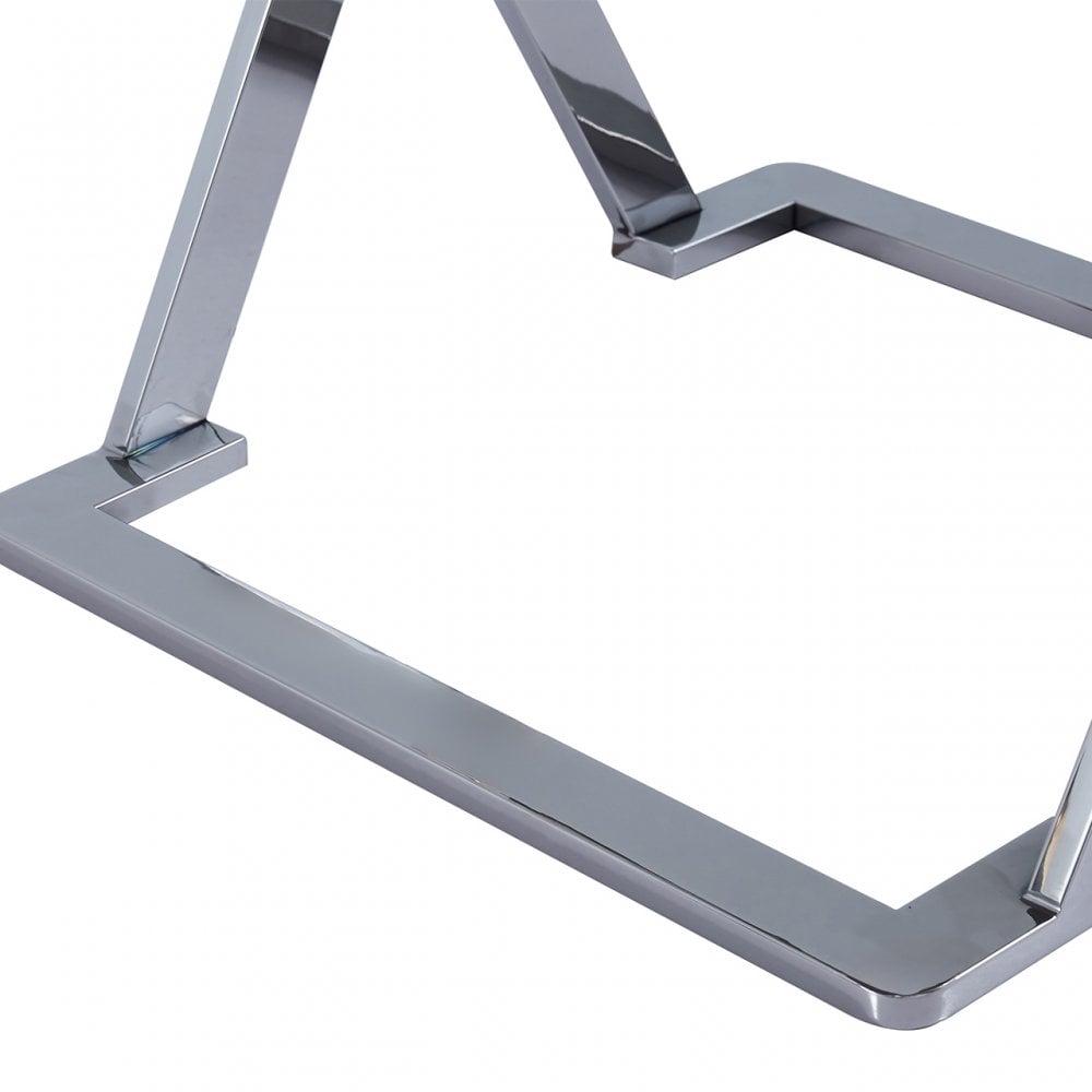 Axel Grey Gunmetal End Table with Smoke Glass- 2 Parts