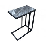 Alora Black Metal Sofa Table - KD 33