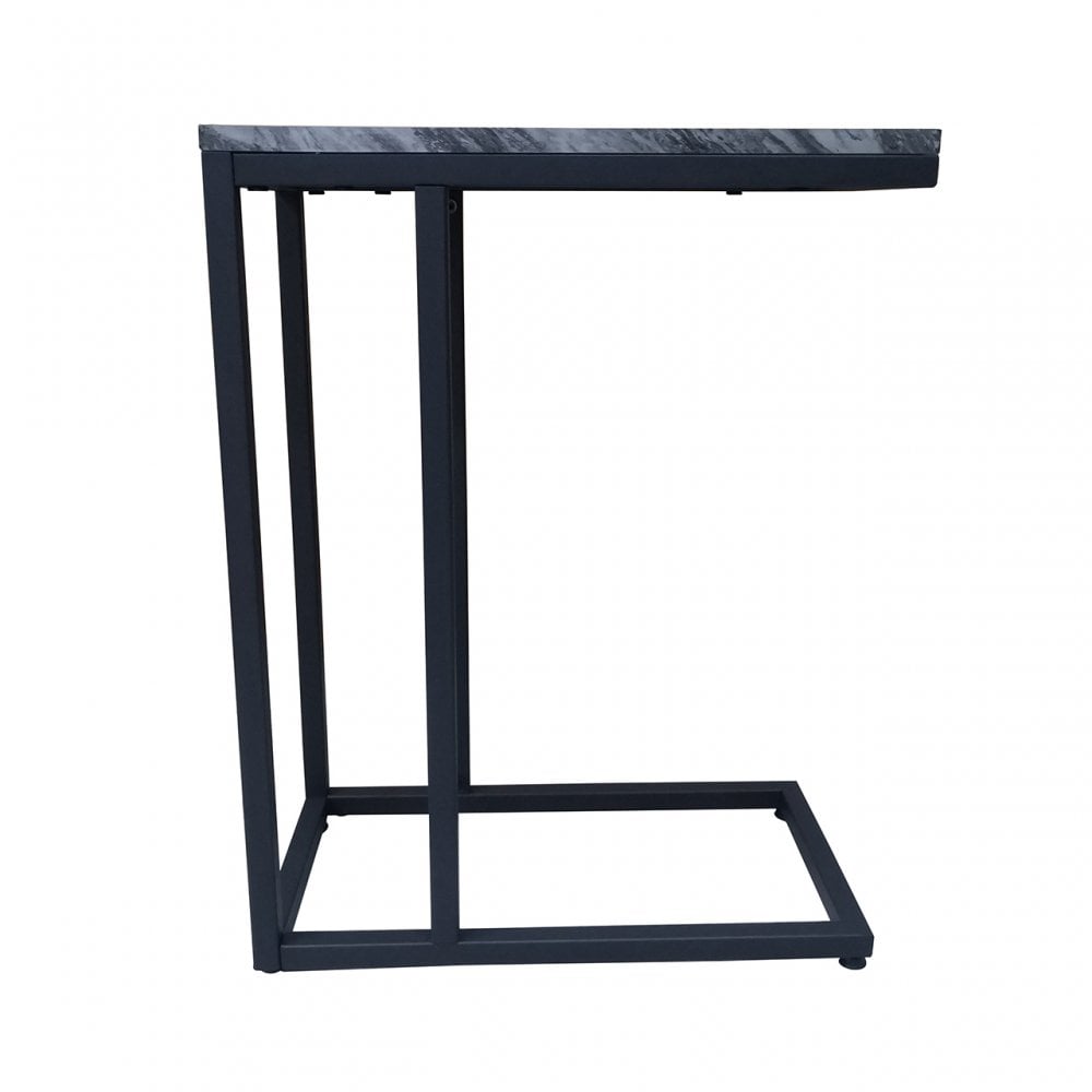 Alora Black Metal Sofa Table - KD 33