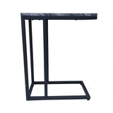 Alora Black Metal Sofa Table - KD 33
