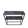 Alora Black Metal 2 Tier Console Table - KD 43