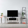 Hampton Beach Entertainment Unit Washed Ash And Mirror