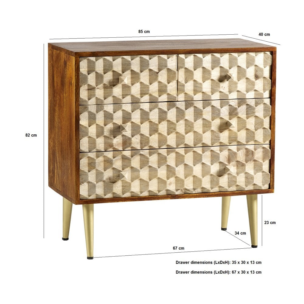 Edison 4 Drawer Chest