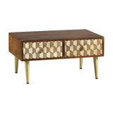 Edison Coffee Table With 2 Drawers