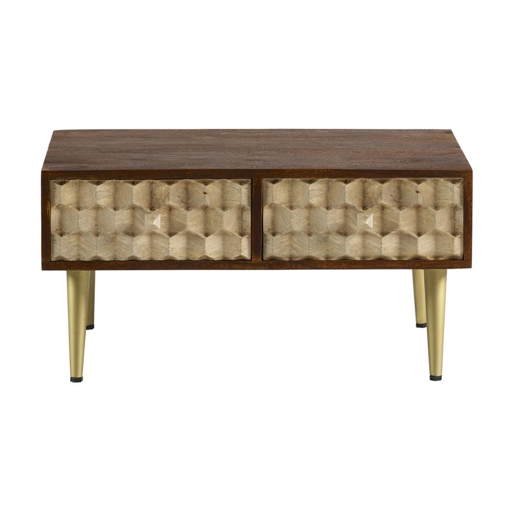 Edison Coffee Table With 2 Drawers