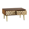 Edison Coffee Table With 2 Drawers