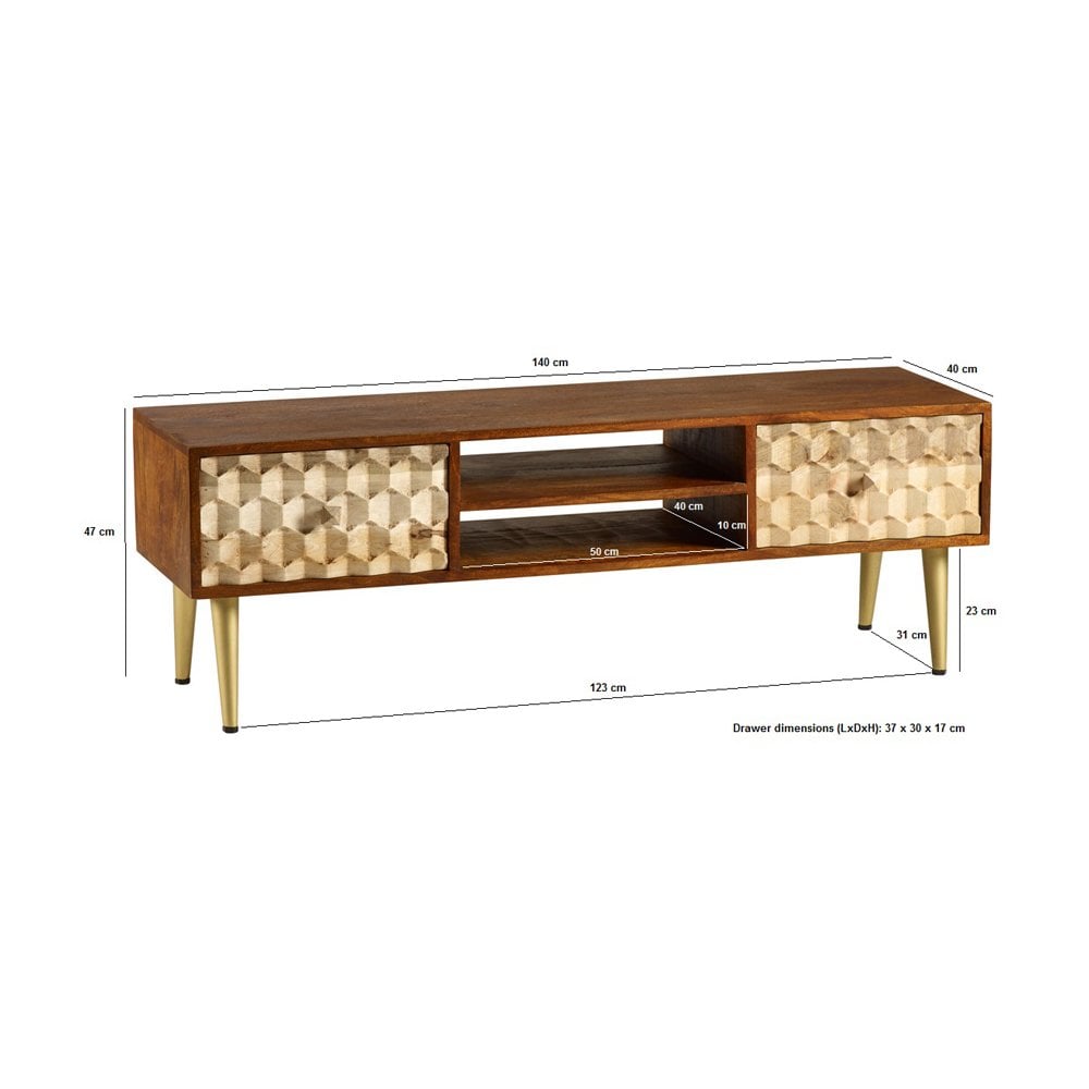 Edison Large Plasma Tv Stand
