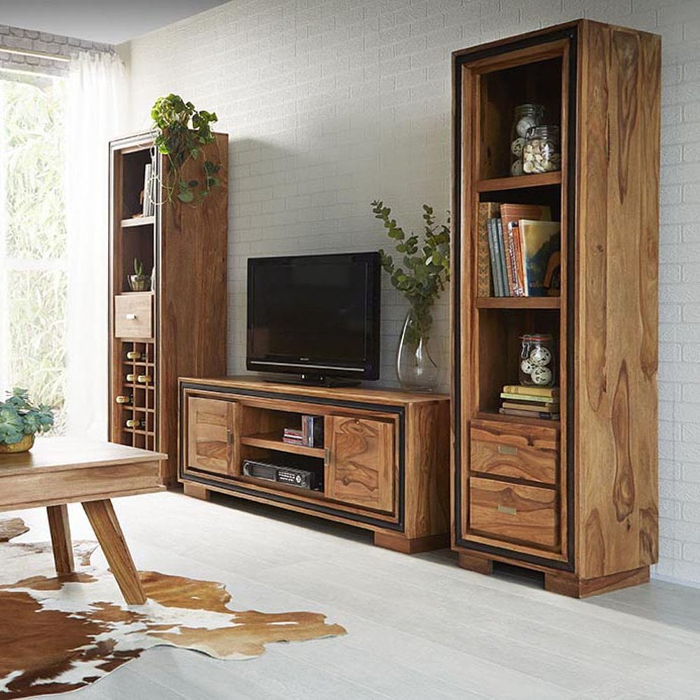 Jodhpur Sheesham Slim Bookcase