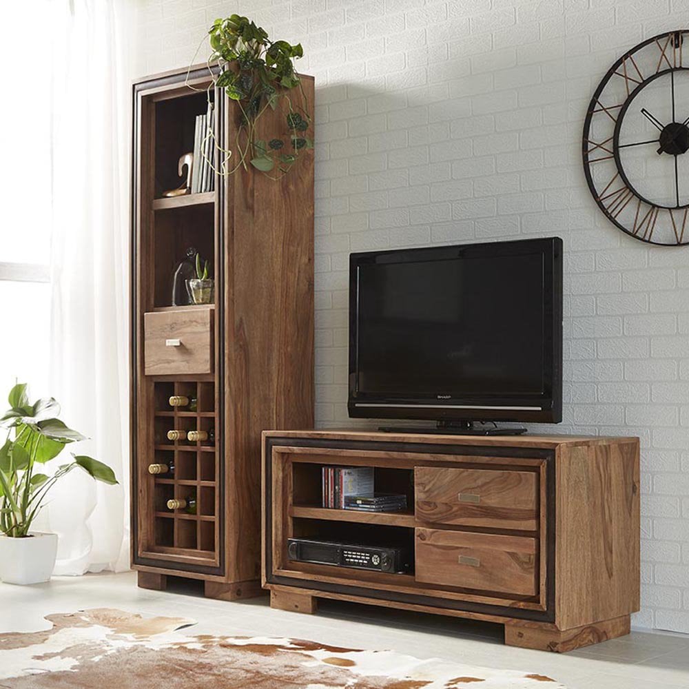 Jodhpur Sheesham Wine Bookcase