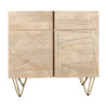 Light Gold 2 Door Medium Sideboard