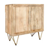 Light Gold 2 Door Medium Sideboard
