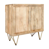 Light Gold 2 Door Medium Sideboard