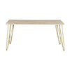 Light Gold Dining Table