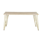 Light Gold Dining Table