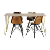 Light Gold Dining Table