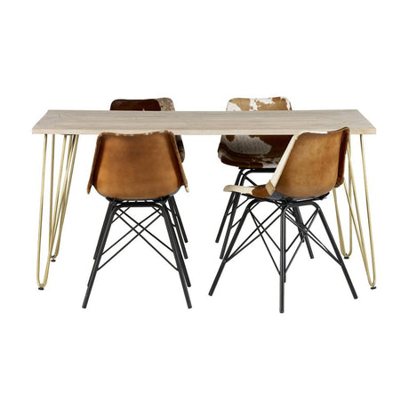 Light Gold Dining Table