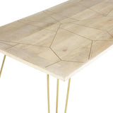 Light Gold Dining Table