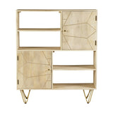 Light Gold Display Cabinet