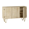 Light Gold Large Sideboard 3 Doors