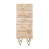 Light Gold Tall Chest Of Drawers