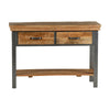 Metropolis Industrial 2 Drawer Console Table