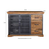 Metropolis Industrial Large Sideboard