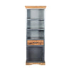 Metropolis Industrial Narrow Bookcase