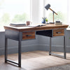 Metropolis Industrial 2 Drawer Writing Desk