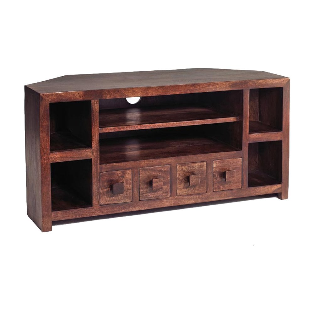 Toko Dark Mango Corner Tv Unit