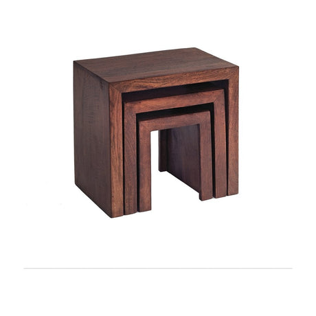 Toko Dark Mango Nest Of 3 Tables